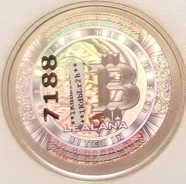 2013 Lealana .1 BTC